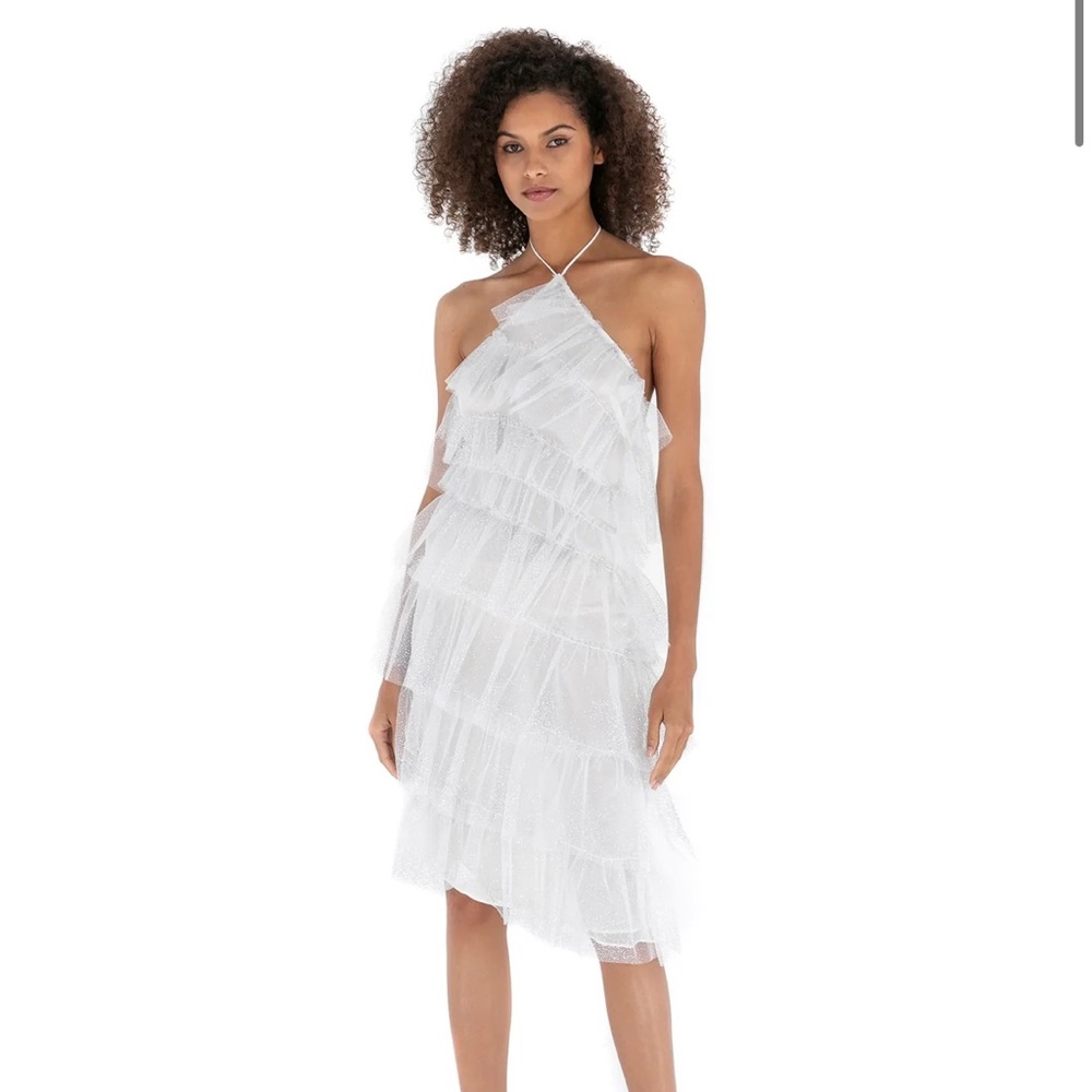 THE BAR KAI DRESS SPARKLE BLANC (perfect for BRIDES!!!)